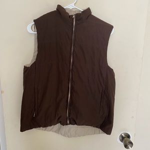 Brown vest